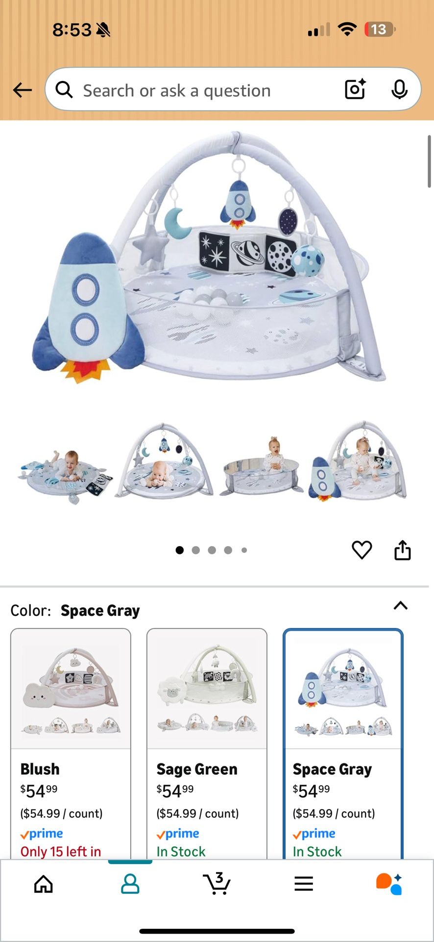 Baby Play mat & play gym