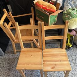 Wooden IKEA Dining Chairs