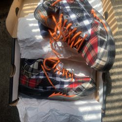 Plaid Jordan 5’s