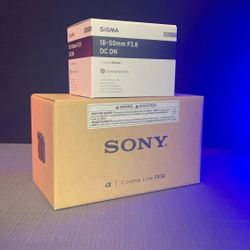 COMBO! Sony FX30 w/ SIGMA 18-50mm F2.8