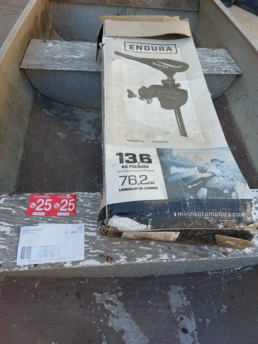 1956 Feathercraft Aluminum Boat Clean Title