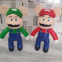 Mario And Luigi Customized Bears