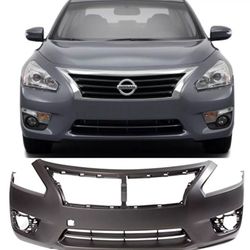 Nissan Altima Front Bumper 2013 To 2015 NEW NUEVO BLACK PRIMER