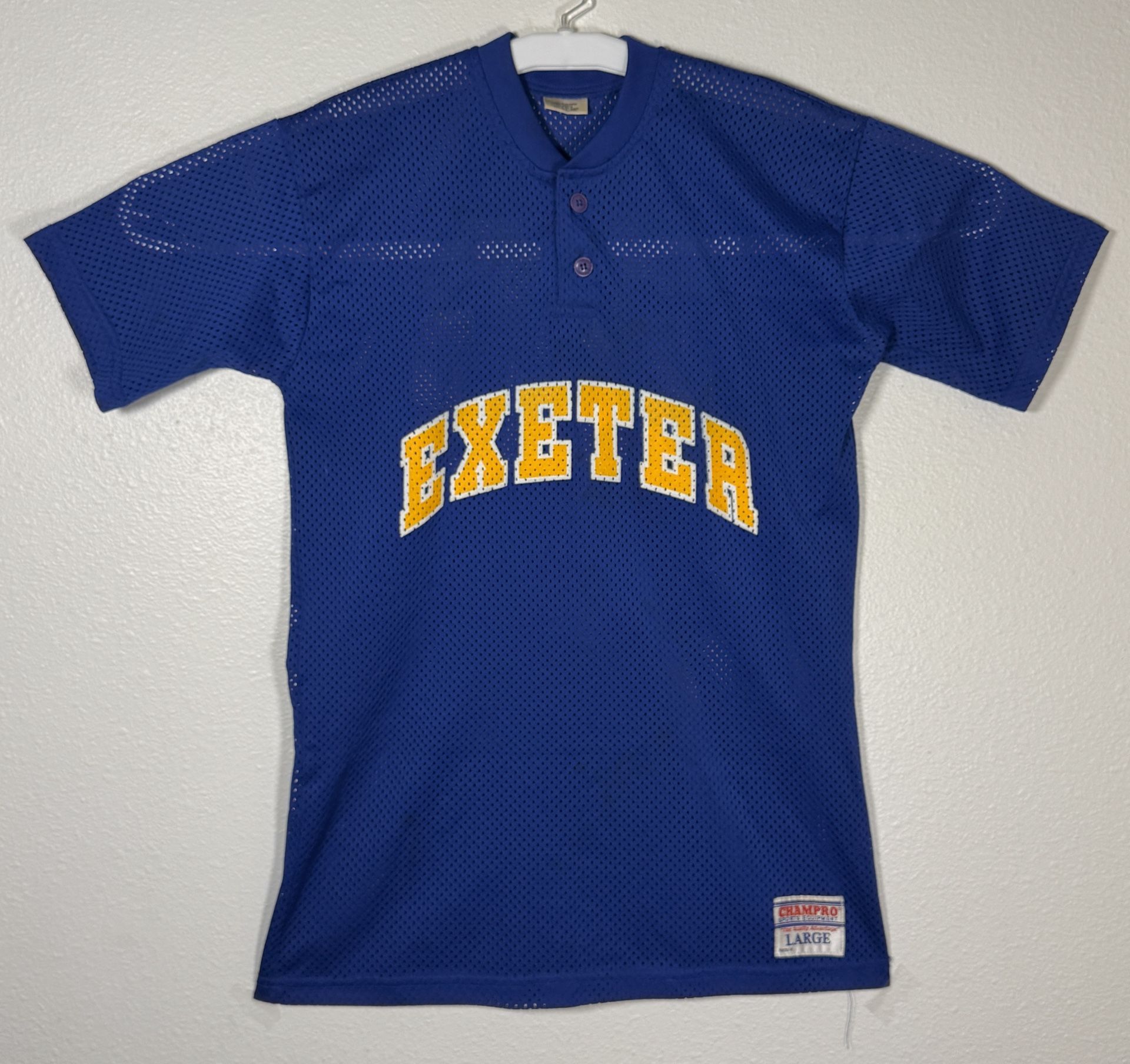 Champro Large Blue Net Jersey Exeter 26