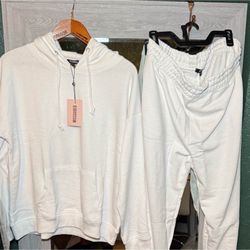 NEW Missguided Cozy Oversize Pullover Hoodie and Jogger Pants Set Size 14 Large