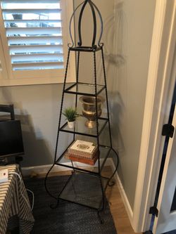 Antique Etagere Plant Stand