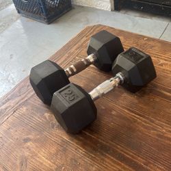 25 Lb Dumbbells 