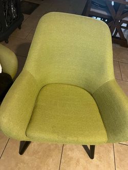 Green chairs