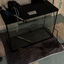 40 gallon tank with heater and filters