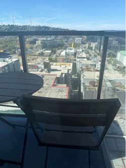 Balcony furniture- table and 2 chairs