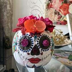 Hand Painted Calavera Pumkins