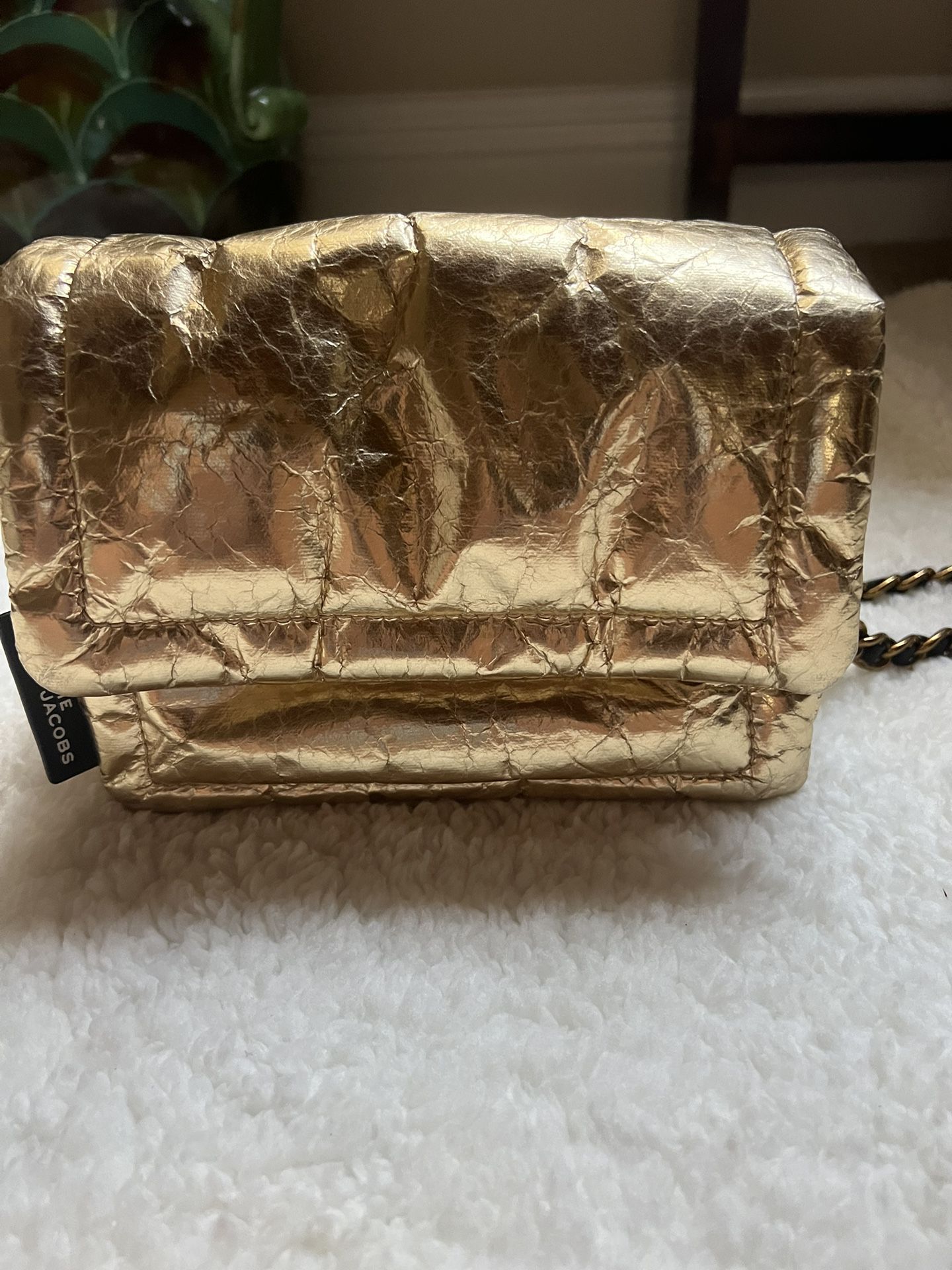 Marc Jacobs Lamb Leather Pillow Gold Bag Mini