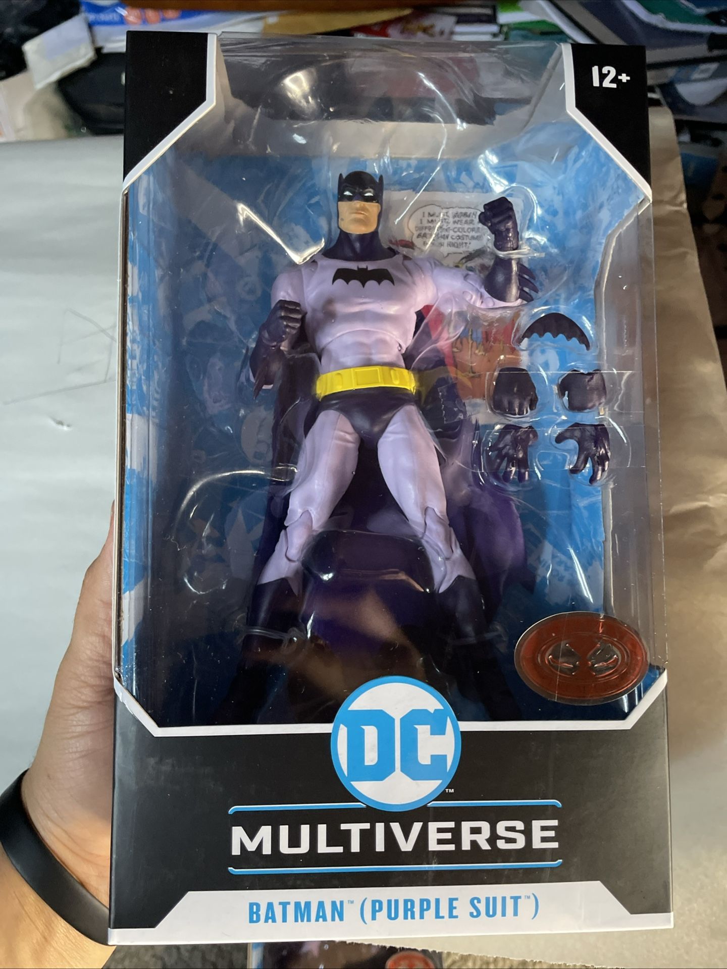 McFarlane DC Multiverse Batman (Purple Suit) Platinum Chase Action Figure