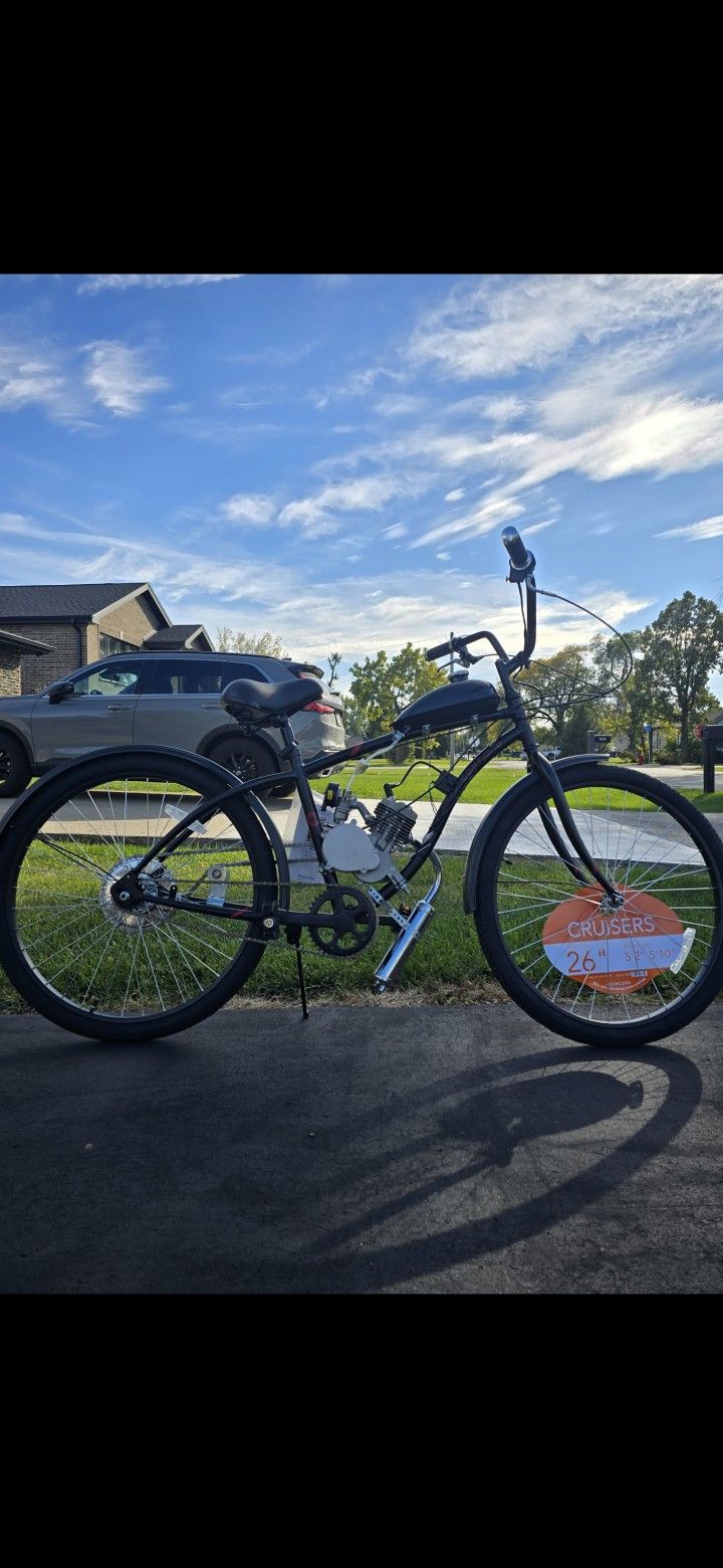 BRAND NEW 80CC CRUISER MOTORIZED BICYCLE