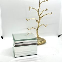 Gold Franklin Mint House Of Faberge Tree Plus Jewelry Box