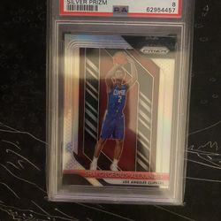 Shai Gilgeous-Alexander 2018 Panini Prizm Silver #184 PSA 8 