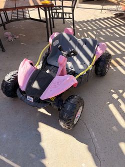 Free Power Wheels Pink Dune Racer Ride-On