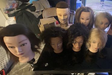 Cosmetology Doll Heads 