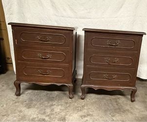 Matching French Provincial Nightstands