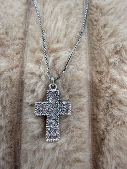 Swarowski cross necklace
