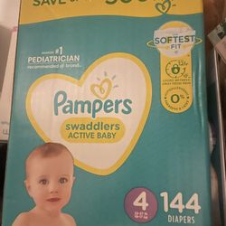 Pampers Diapers New Unopened Size 4