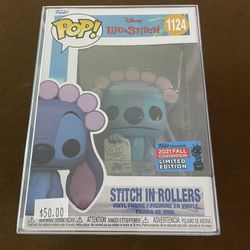 Stitch In Rollers Funko Pop 