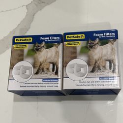 2 PetSafe Drinkwell Foam Replacement Filters (2 Count Box, 4 Total) 