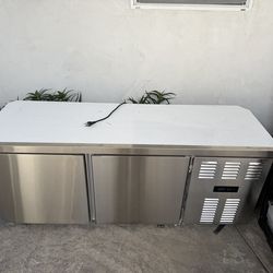 Restaurant fridge and freezer