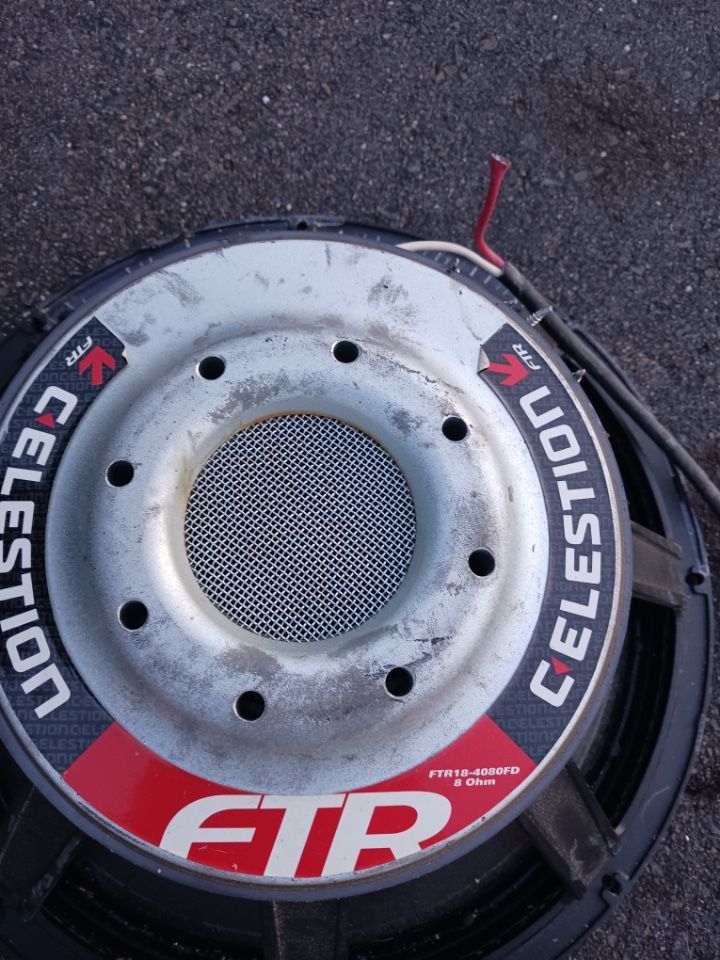 4 Celestion FTR 18” Speakers