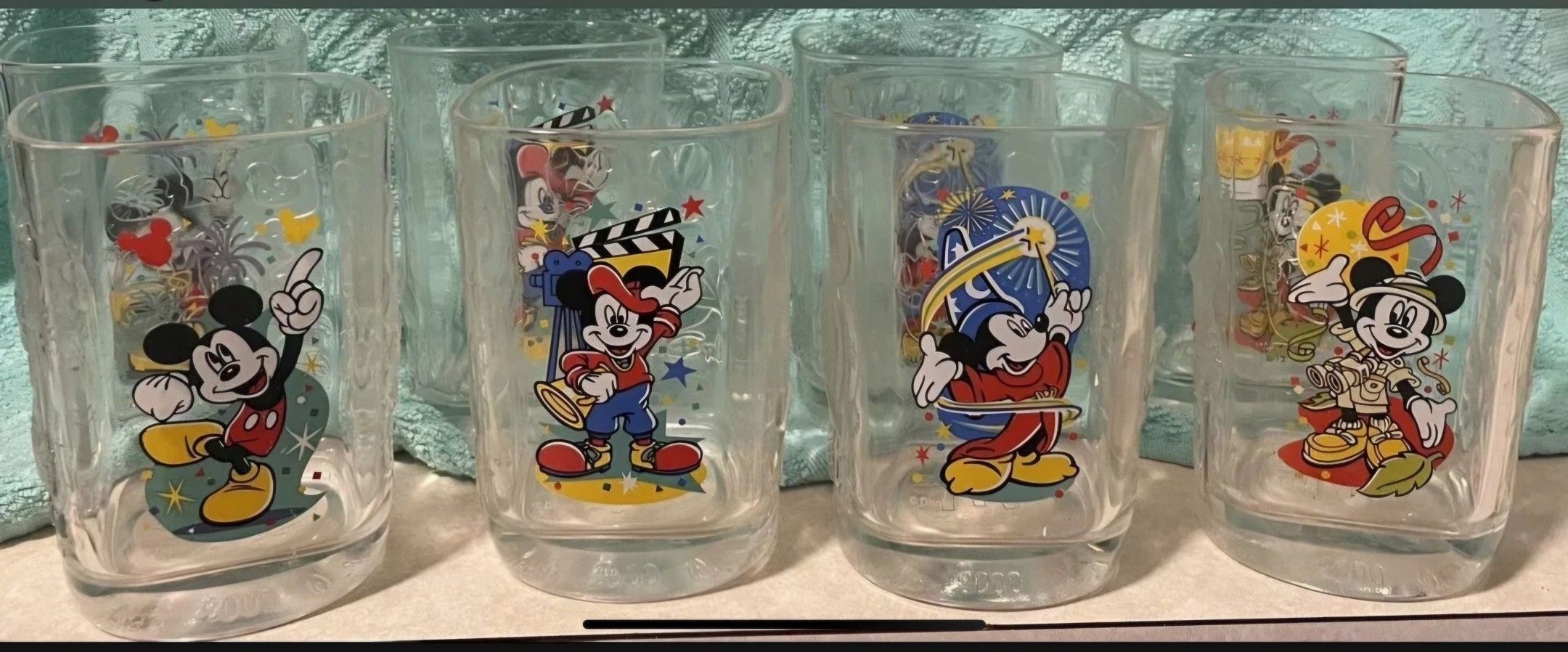 Mickey Mouse Glasses Set Of 4