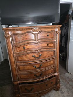 6 Drawer Chest Brown