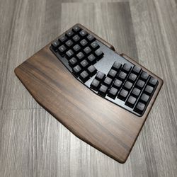 Keyboardio Atreus Ergonomic Keyboard + Walnut Palm Rest