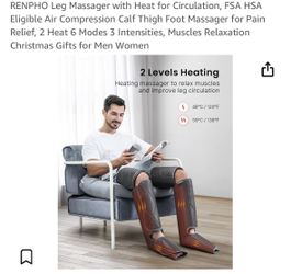 Leg Compression With heat For Pain