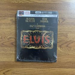 Elvis (Walmart Exclusive) Limited Edition 4K UHD Blu-ray Combo Pack [4K UHD Blu-ray + Blu-ray + Digital Code + Steelbook]