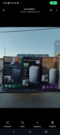 Aires acondicionados portátil LG