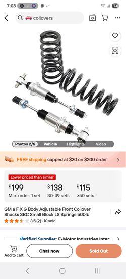 Front coilovers