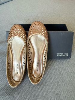 Kenneth Cole Reaction Laser-Cut Ballet Flats