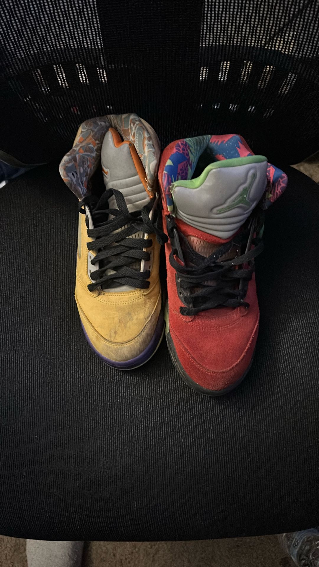 Red and yellow 5s