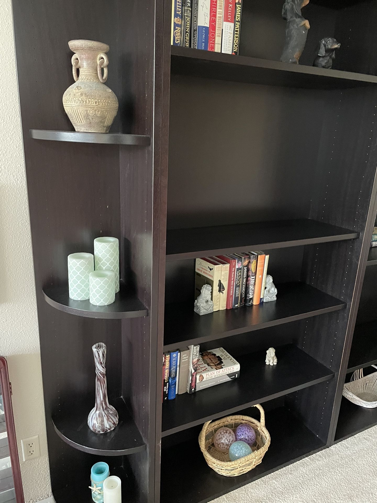 Ebony 3 Piece Wall Unit