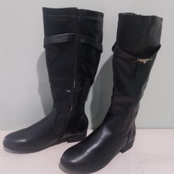 New High Black Boots For Women Size 7.5