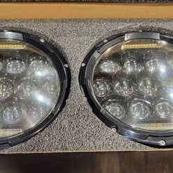 Jeep Wrangler 7 Inch Led Headlights 