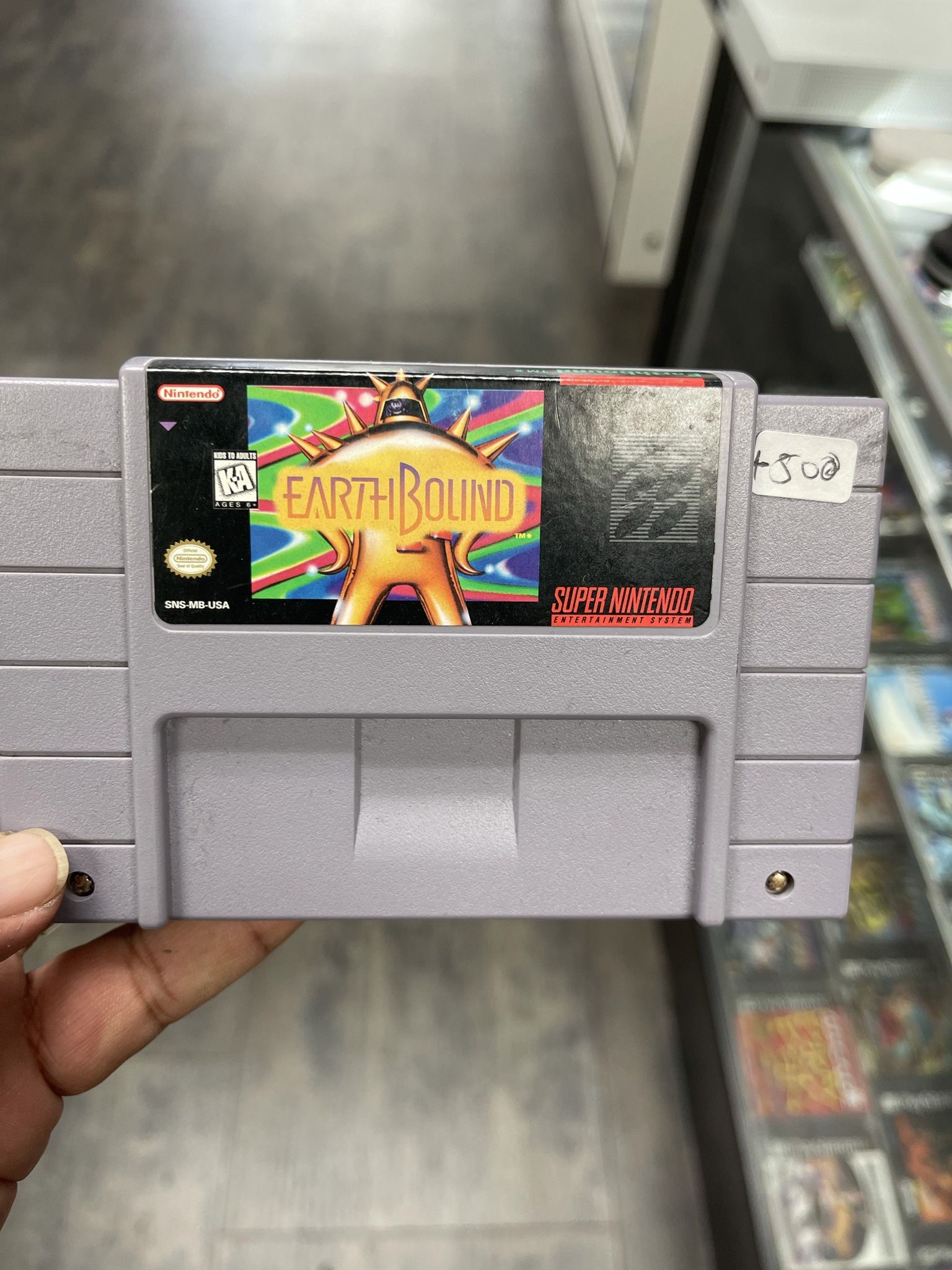 Earthbound Snes $450 Gamehogs 11am-7pm
