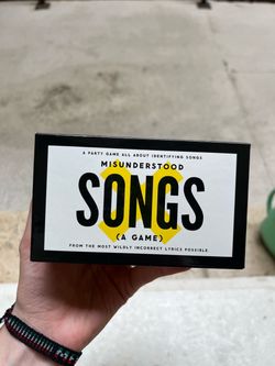 Misunderstood Songs Party Card Game