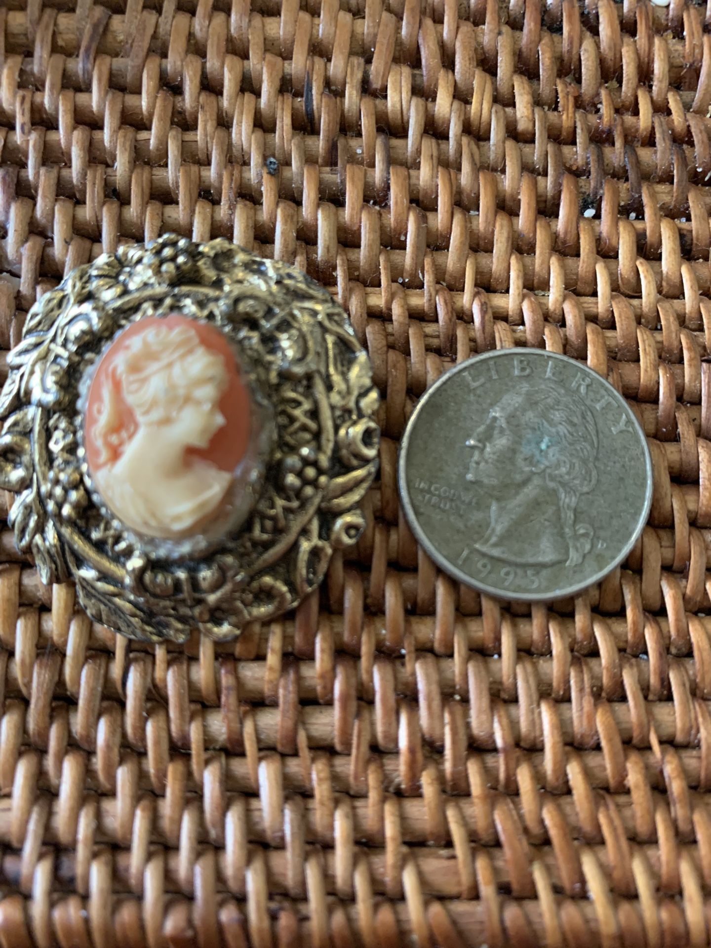 Cameo Vintage Brooch