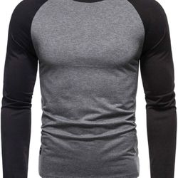 Men’s Raglan Sleeve Patched Baseball Tee *NEW*