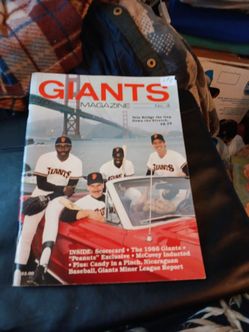 Giants mag 1986