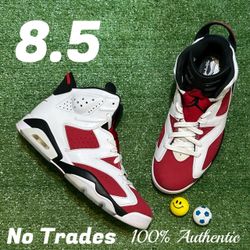 Size 8.5 Air Jordan 6 Retro “Carmine 2021” 📌