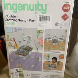 Ingenuity InLighten Soothing Swing - Van the Elephant