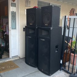 Dj Speakers $650 For All 4