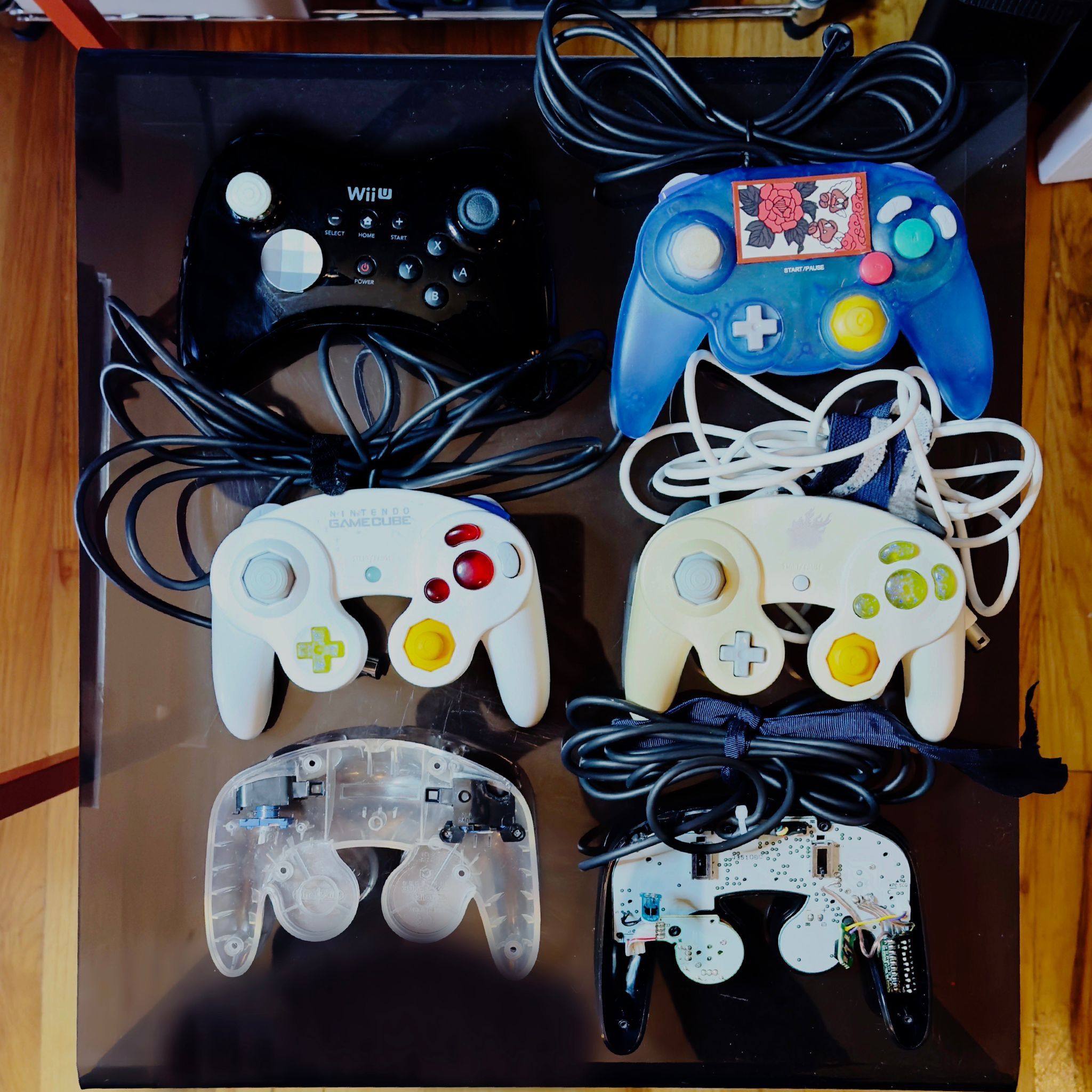 Modded Gamecube Controllers T3 Stickboxes Instant Trigger Press SnapBack Mod Slick Press Button Mod And More